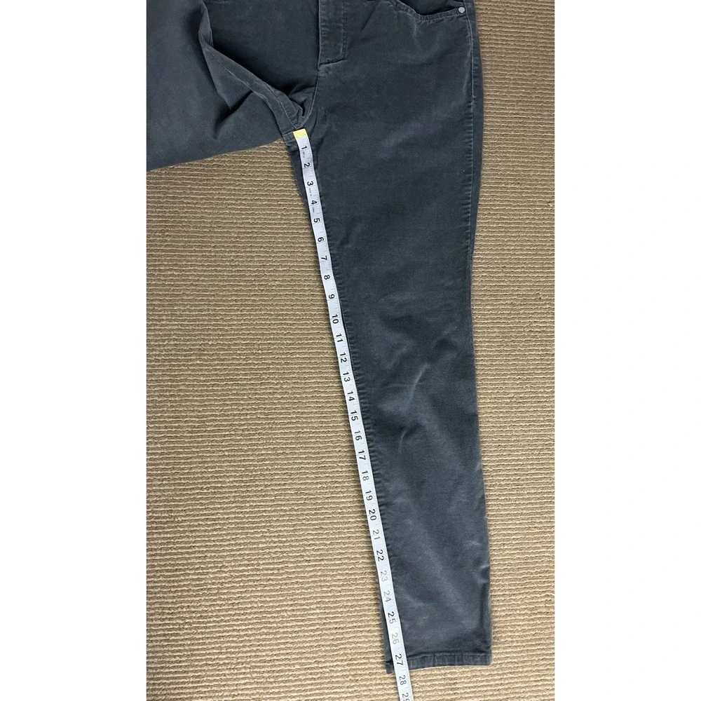 Seven7 Corduroy Pants Women's Size 8 Ultra High‎ Rise Skinny Gray